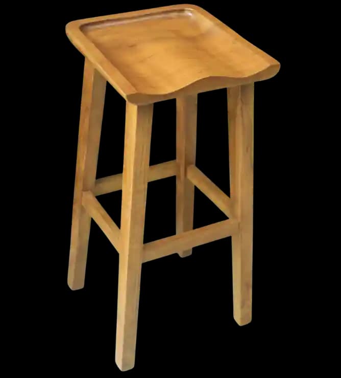 Stylish Teak Bar Chair